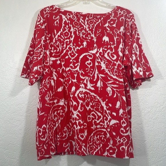 Plus size Chico’s Pima Everyday Paisley Elbow Tee size 4 - Picture 6 of 6